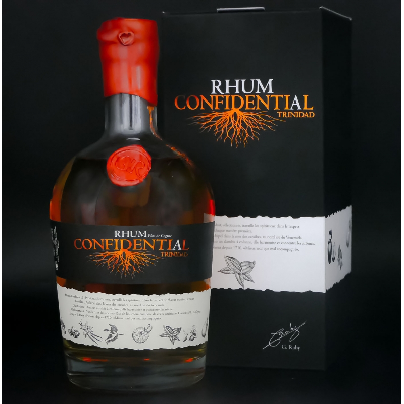 Rhum Trinidad finish en fût de Cognac by Confidential édition limitée Rhum Trinidad finish en fût de Cognac by Confidential édition limitée