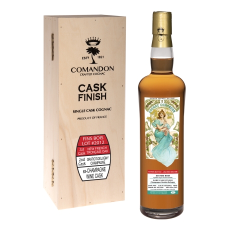 XO Fins Bois Lot 2012 Rare Cask Finish Cognac Comandon édition limitée