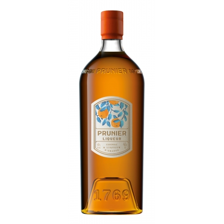 Orange liqueur with plum Cognac Prunier