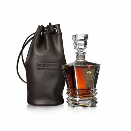 Vieille Réserve N°6 Grande Champagne Cognac A.E. Dor carafe Rocky sac cuir