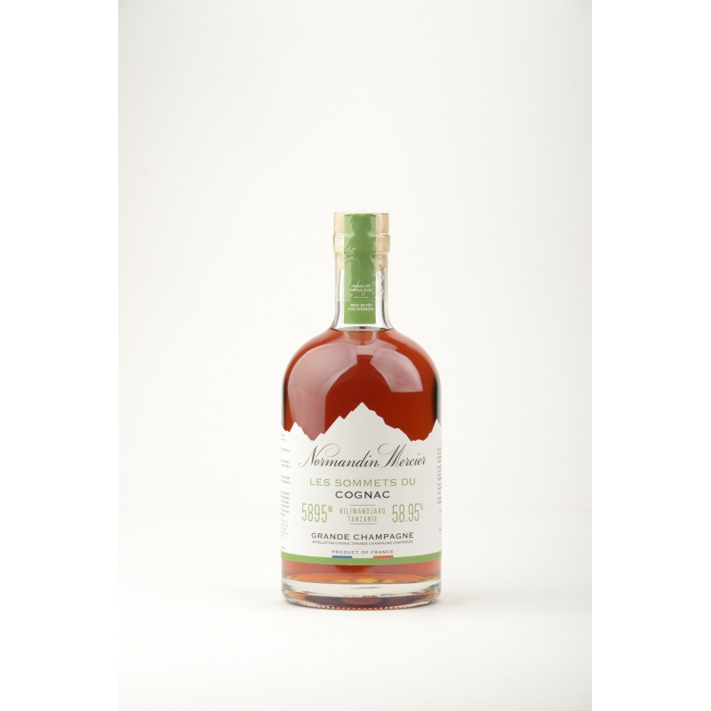 Cuvée des sommets Kilimandjaro brut de fût Grande Champagne Cognac Normandin Mercier édition limitée Cuvée des sommets Kilimandjaro brut de fût Grande Champagne Cognac Normandin Mercier édition limitée
