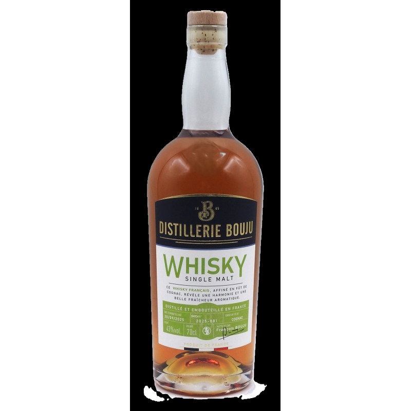 French Whisky & Co  single malt finish Cognac cask Bouju distillery