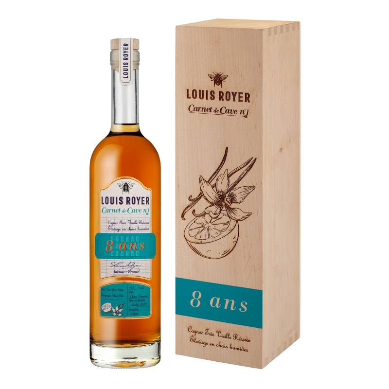 Carnet de cave N°1 8 ans édition limitée Cognac Louis Royer Carnet de cave N°1 8 ans édition limitée Cognac Louis Royer