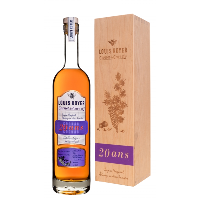 N°4 carnet de cave 20 years old limited edition Louis Royer Cognac
