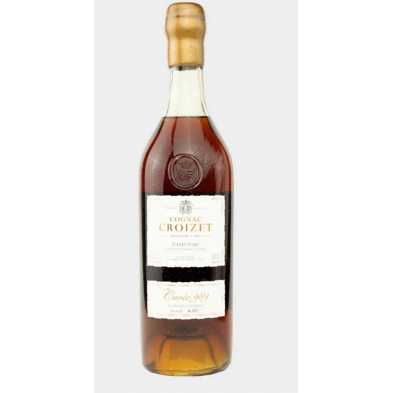 Cuvee 989 Grande Champagne limited edition Croizet Cognac